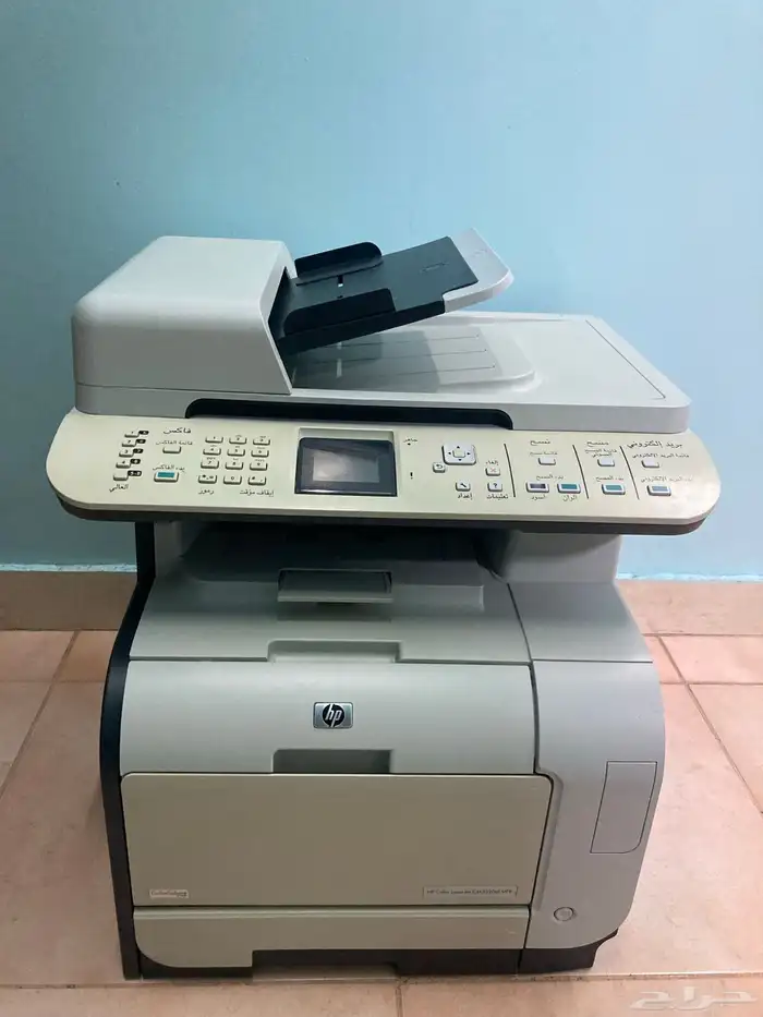 طابعة ملونة ليزر حبرها ممتلئ hp CM2320nf ب739 ريال 0