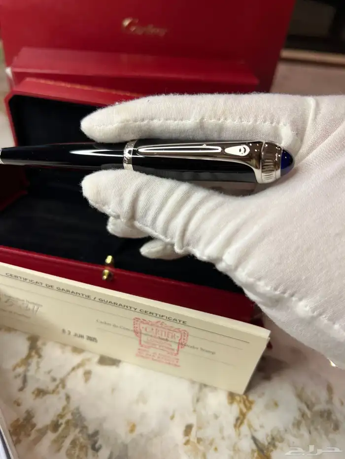 قلم كارتييه حبر جاف (بولبوينت) كامل المرفقات اصلي وجديد 3