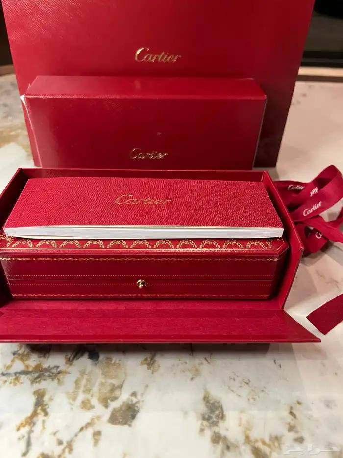 قلم كارتييه حبر جاف (بولبوينت) كامل المرفقات اصلي وجديد 4