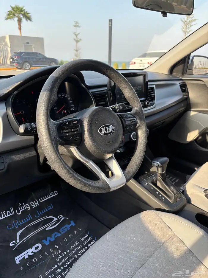 للبيع كيا ريو 2021 ممشى 48 الف كيلو بدي وكاله 8