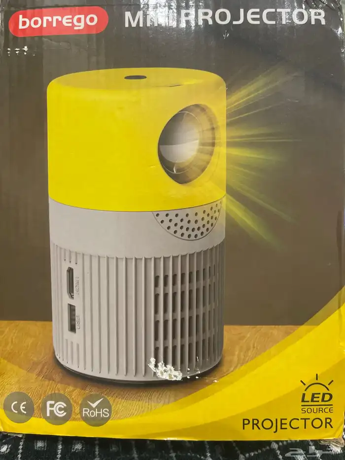 بروجكتر borrego miniجديد بكرتون ما استخدم إلا مرا وحده 2
