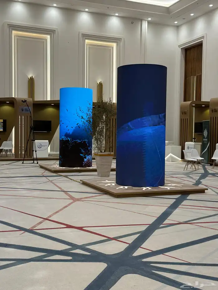 تأجير شاشات LED وصوتيات   تجهيز معارض ومؤتمرات كاملة 11