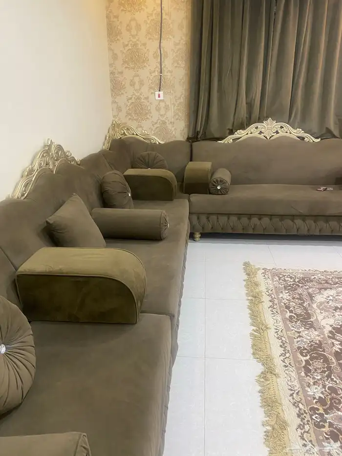 كنب مجلس رجال نظيف مع الفرشه 1