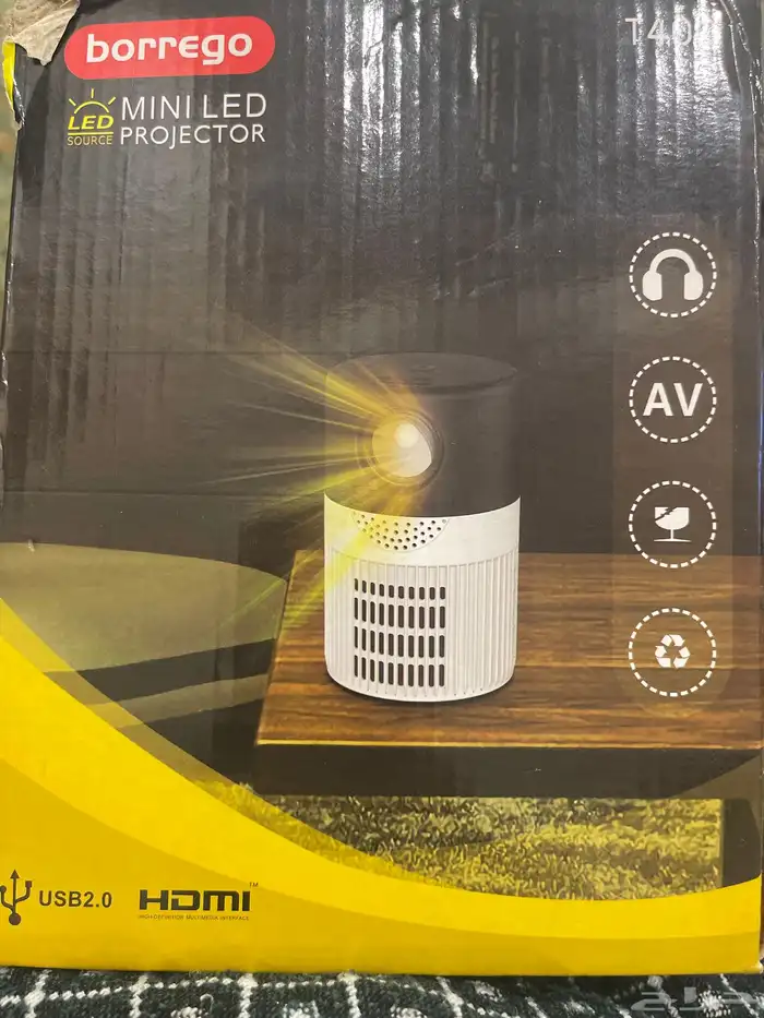 بروجكتر borrego miniجديد بكرتون ما استخدم إلا مرا وحده 0