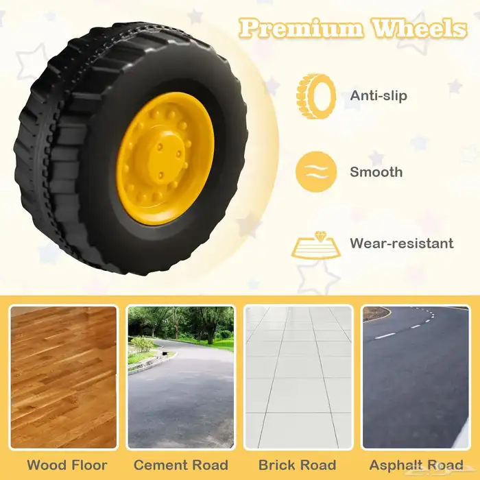 سيارة دف اطفال بتصميم شيول المميز - سياره ركوب اطفال واقعية 6