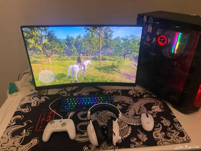 pc للبيع بكامل السيت اب 0