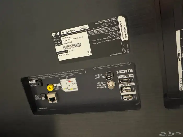 فرصة شاشة LG C9 حجم 55 بوصة بتقنية OLED نظيفة جدا بسعر مميز 4