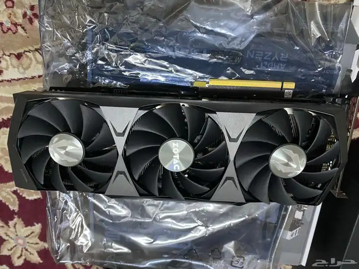 كرت شاشه rtx 3080 ti و كيس nzxt 0