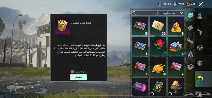 حساب ببجي للبيع 45