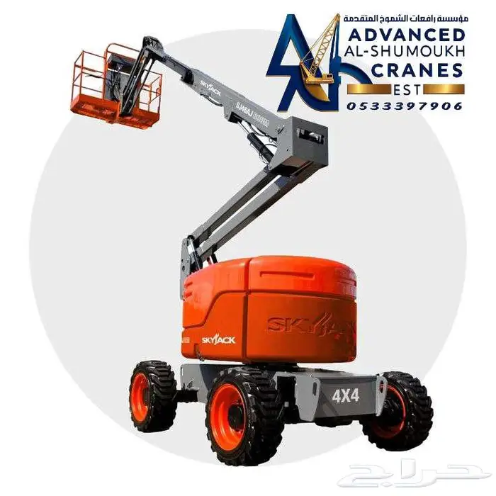 سيزر لفت للايجار   مان لفت للايجار scissor lift for rent 4