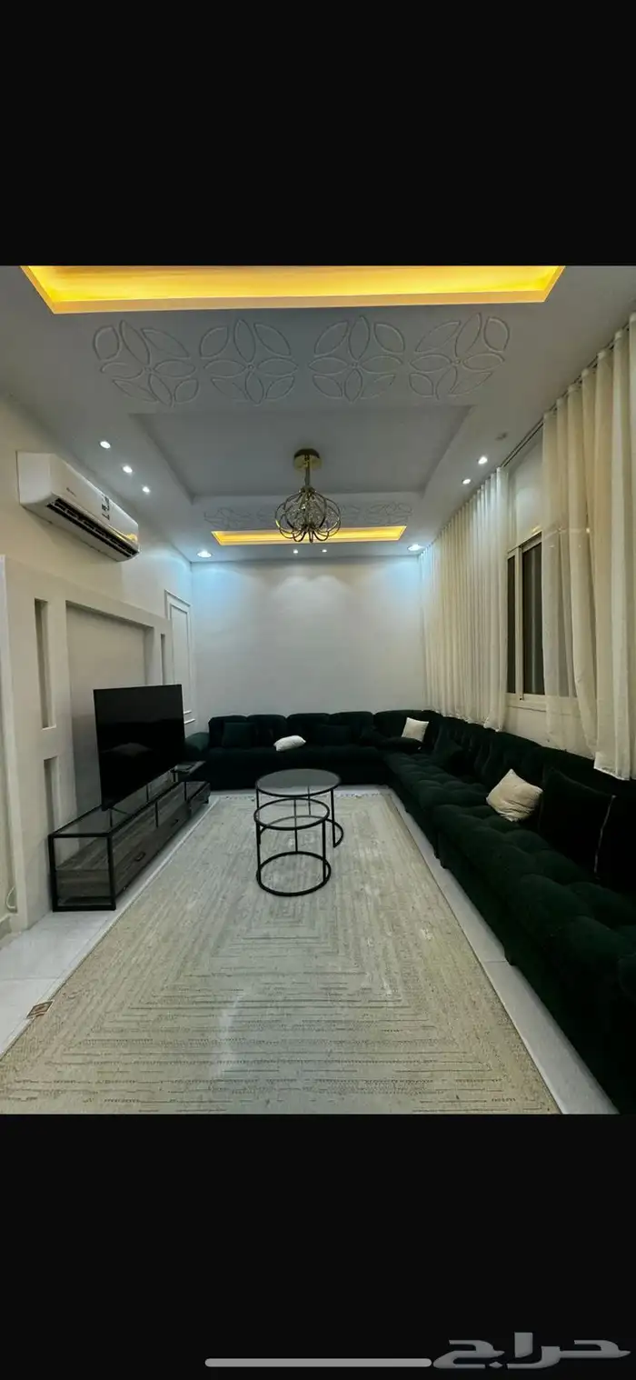 فيلا للإيجار مؤثثة بالكامل بمدخلين في حي مشارف الحزم 5