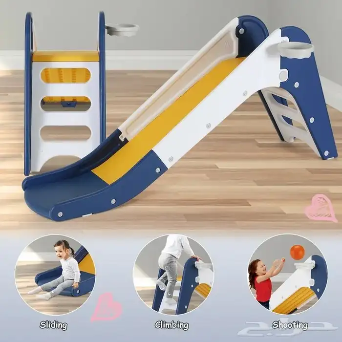 زحليقة بلاستيك فايبر للاطفال بالحجم الوسط - زحليقه اطفال 13