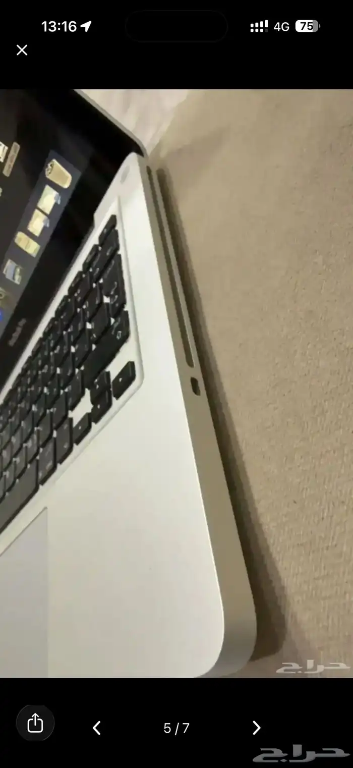 لاب توب ابل ماك برو للبيع او البدل باايباد 4