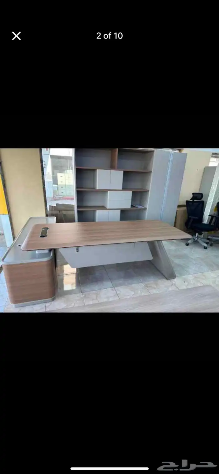 طاولة مكتب وخزانة مكتب وطاولة خدمة بتصميم فاخر 29
