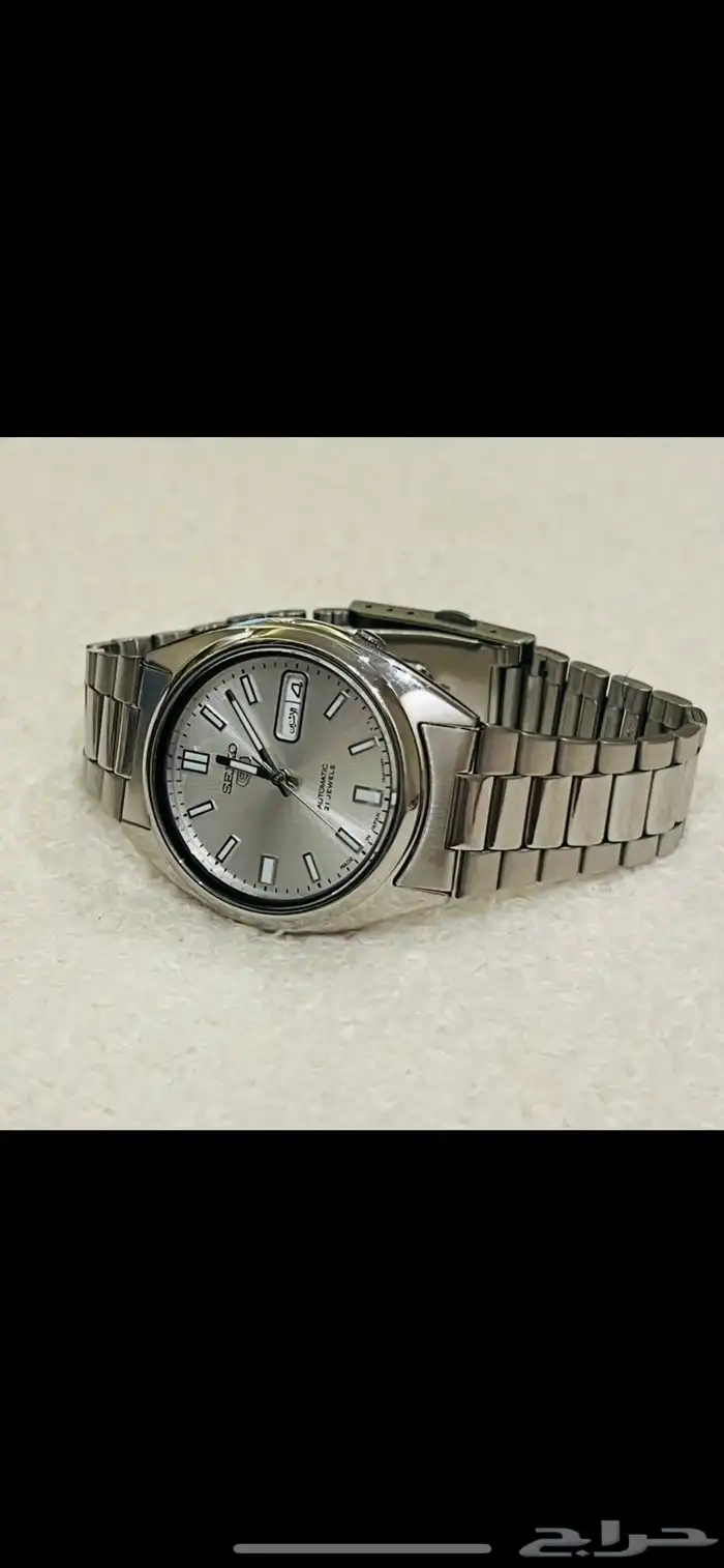 ساعة SEIKO 5 فضي 1