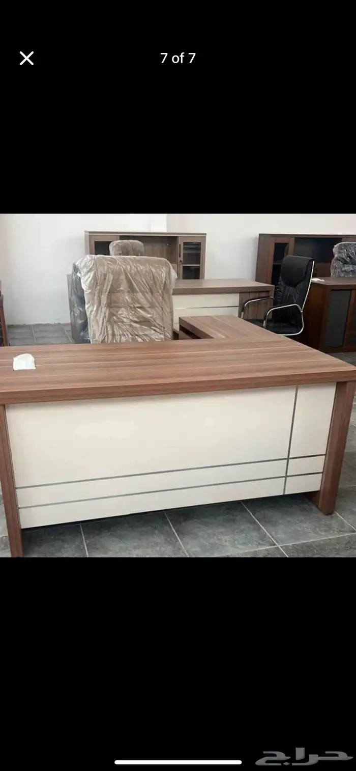 طاولة مكتب وخزانة مكتب وطاولة خدمة بتصميم فاخر 58