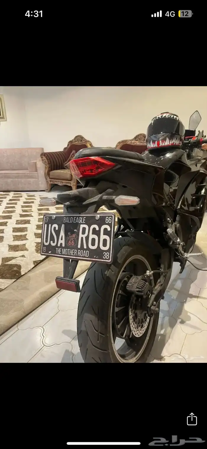 دباب النينجا الريس الرياضي الكهربائي السعر 5000 ريال 5