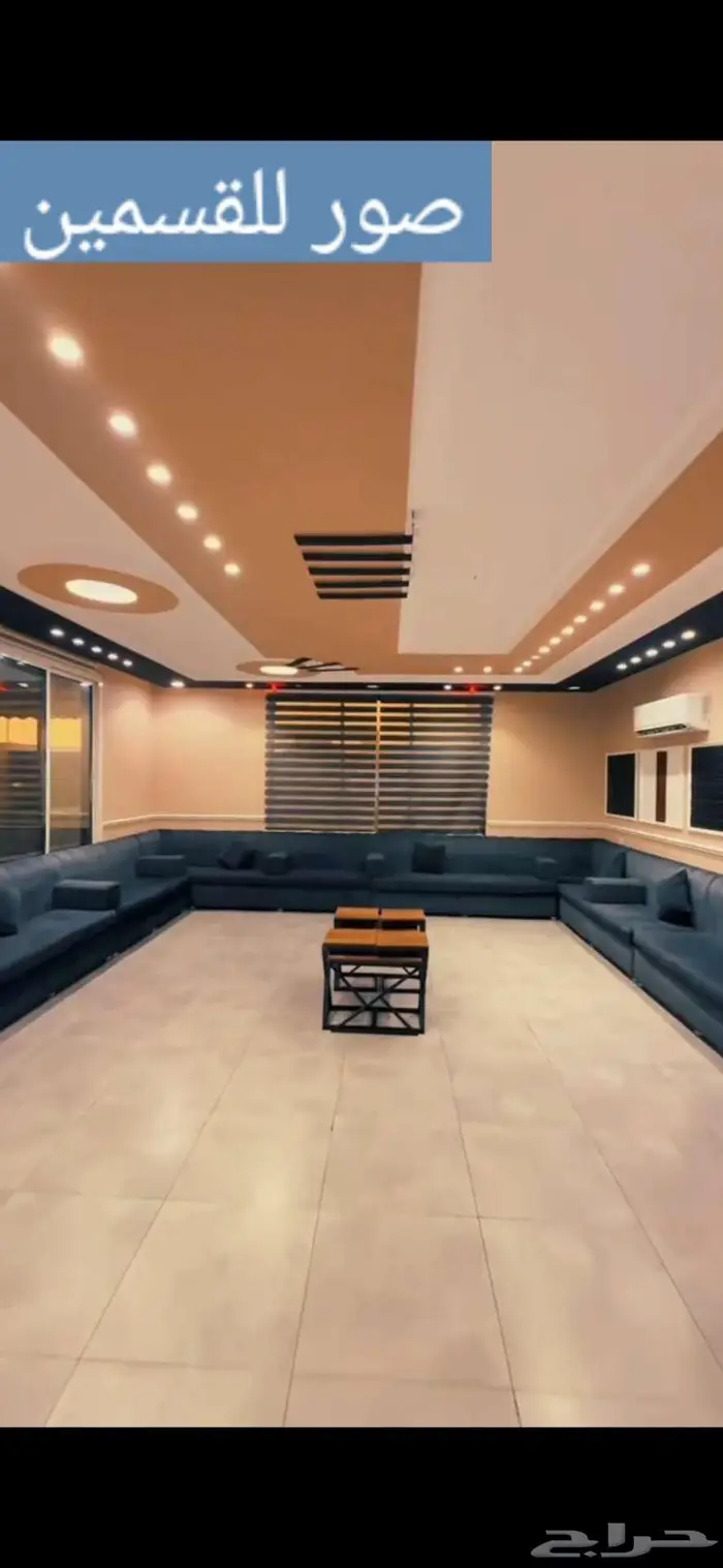 شاليه للايجار الشهري حي الحرزات الخط العام 0