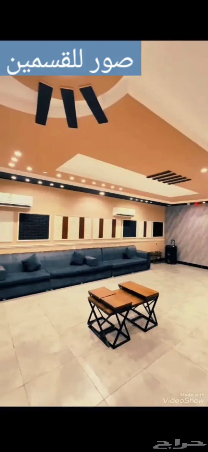 شاليه للايجار الشهري حي الحرزات الخط العام 4