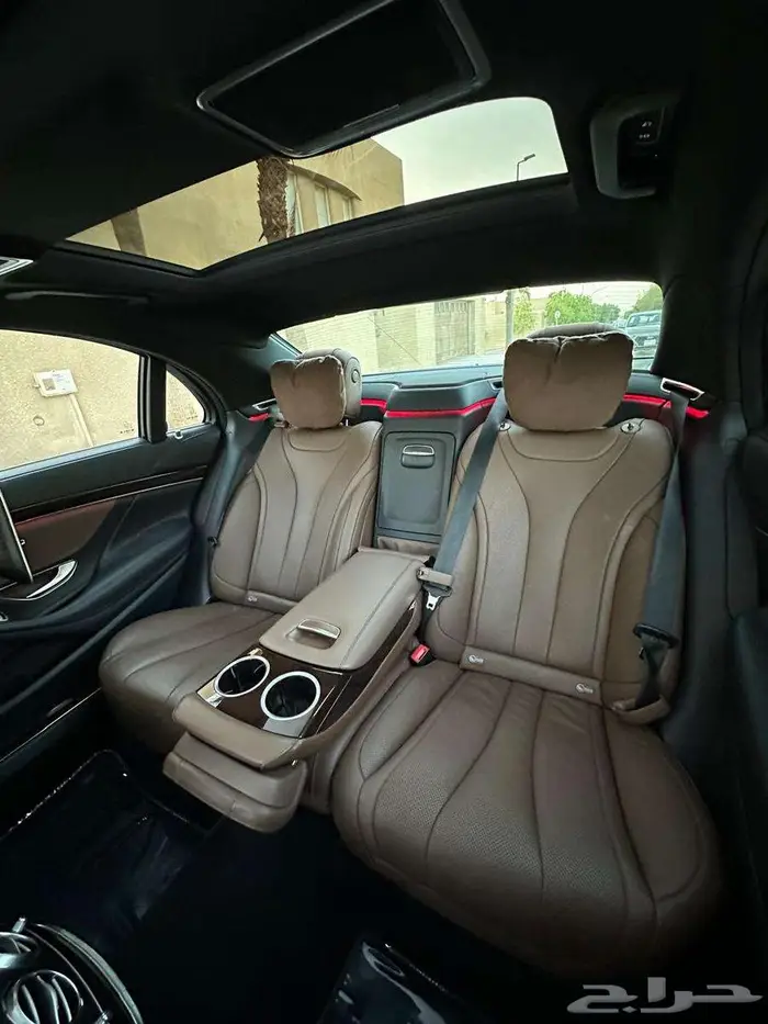 مرسيدس بنز S450 أسود 2020 عداد 80 ألف بحالة الوكالة. 31