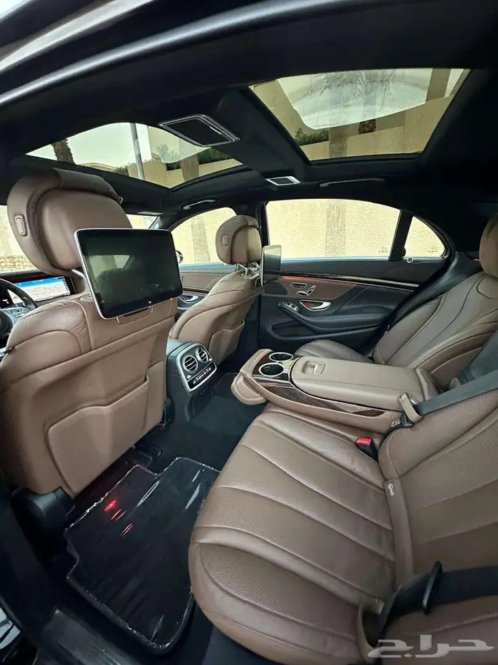 مرسيدس بنز S450 أسود 2020 عداد 80 ألف بحالة الوكالة. 47
