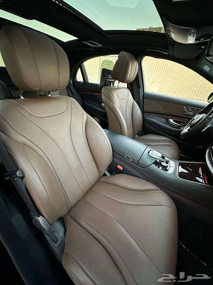 مرسيدس بنز S450 أسود 2020 عداد 80 ألف بحالة الوكالة. 50