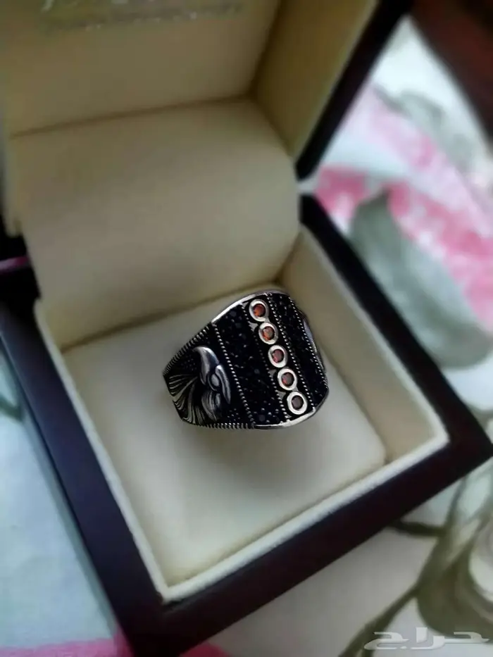 خاتم فضه عيار 925 1