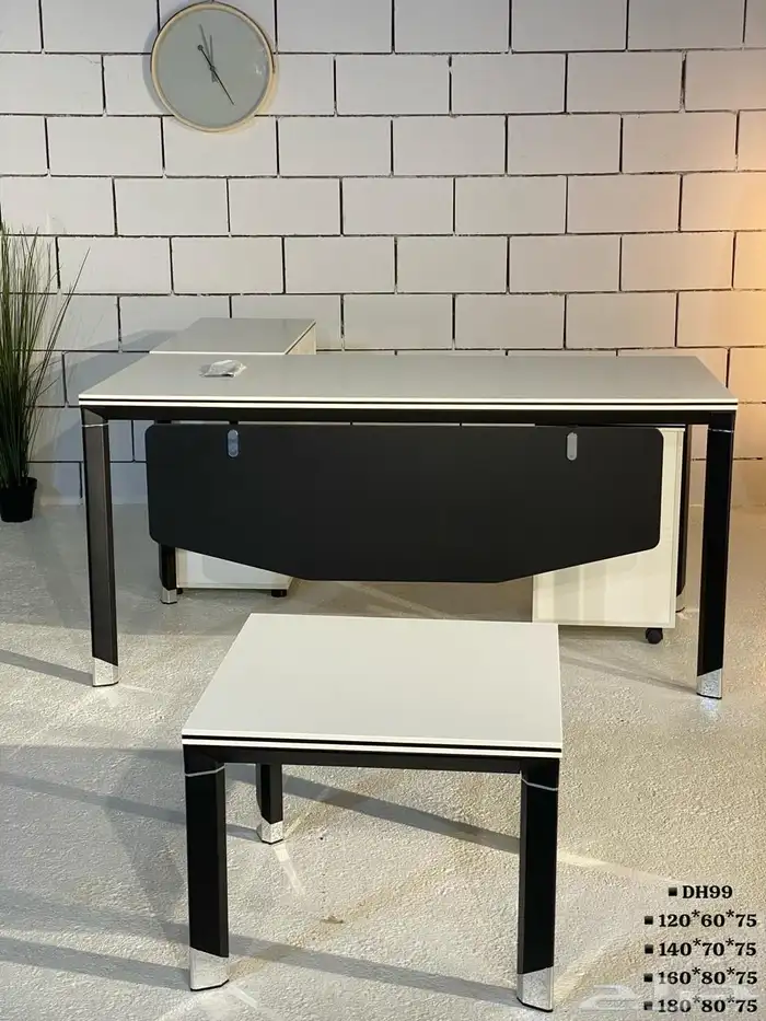 طاولة مكتب وخزانة مكتب وطاولة خدمة بتصميم فاخر 36
