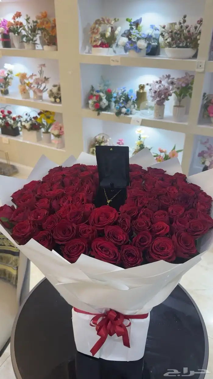 باقه 100 ورده احمر 0