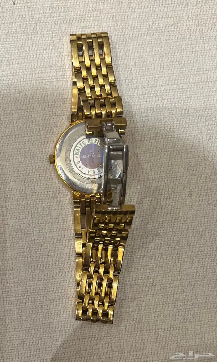 Movado watch ساعة موفادو مطلية بالذهب 2