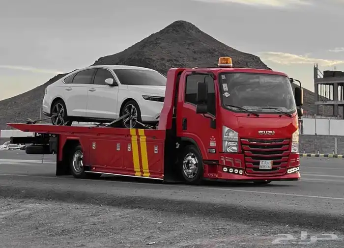 سطحه حي الروضه والخليج لنقل السيارات المصدومة والمعطلة 0