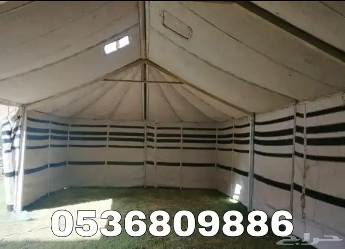 بيوت شعر - بيت شعر ابيض تركي بجميع المقاسات - خيام شعر 14