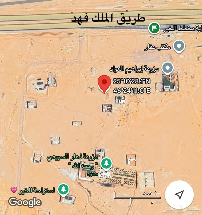 ارض للإيجار حي الخير 0