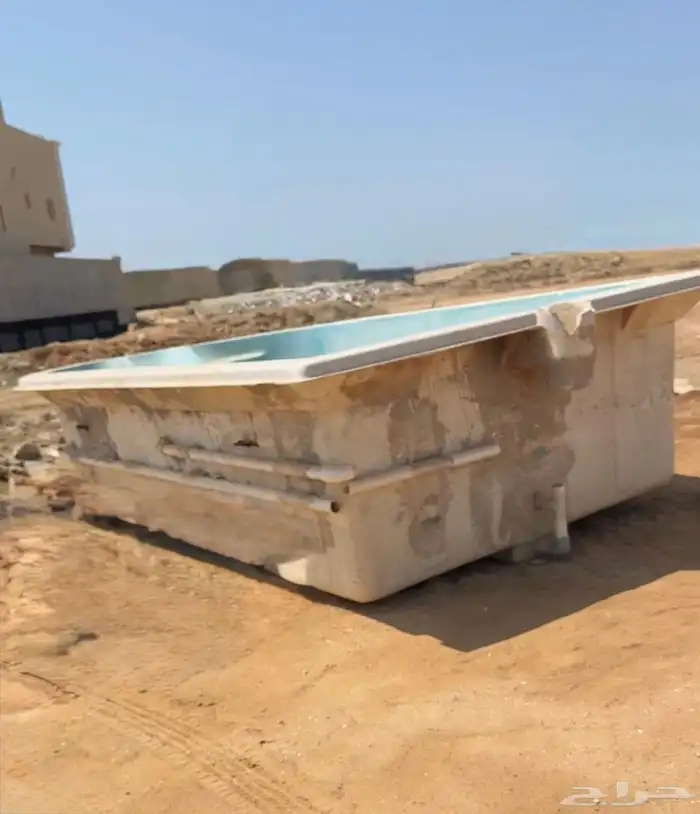 مسبح فيبر جلاس مستعمل 1