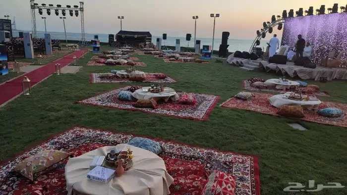 كنب وكراسي وطاولات وجميع مستلزمات المناسبات والحفلات للايجا 3