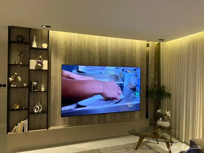 خشب ديكور تلفزيون 0