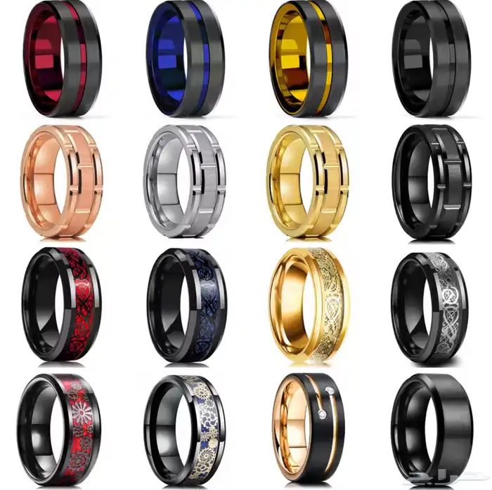 تشكيلة إكسسوارات رجالية خواتم موديلات حديثة وجديدة 32