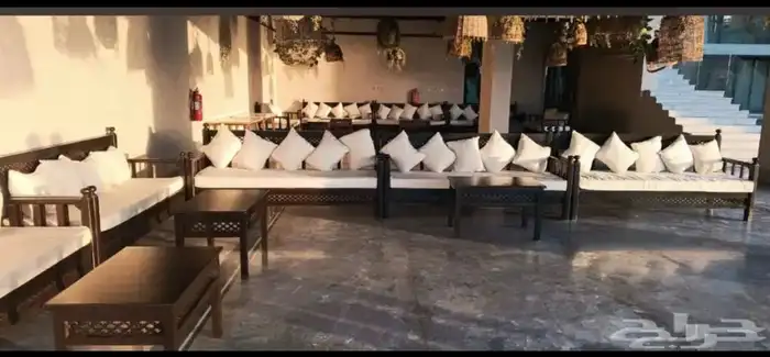 كنب وكراسي وطاولات وجميع مستلزمات المناسبات والحفلات للايجا 13