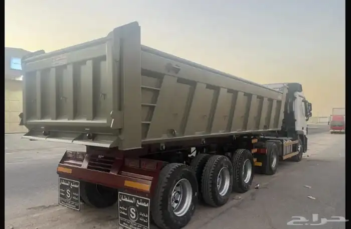 قلابات تريلات للإيجار الشهري توريد ترحيل رمل حجر بطحاء 4