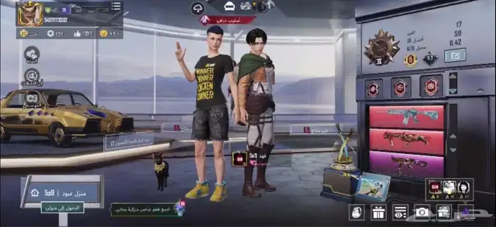 حساب ببجي للبيع 0