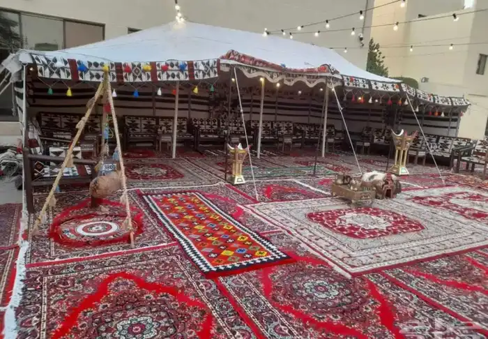 تاجير خيام تاجير بيوت شعر تاجير جلسات شعبيه تاجير مكيفات 2