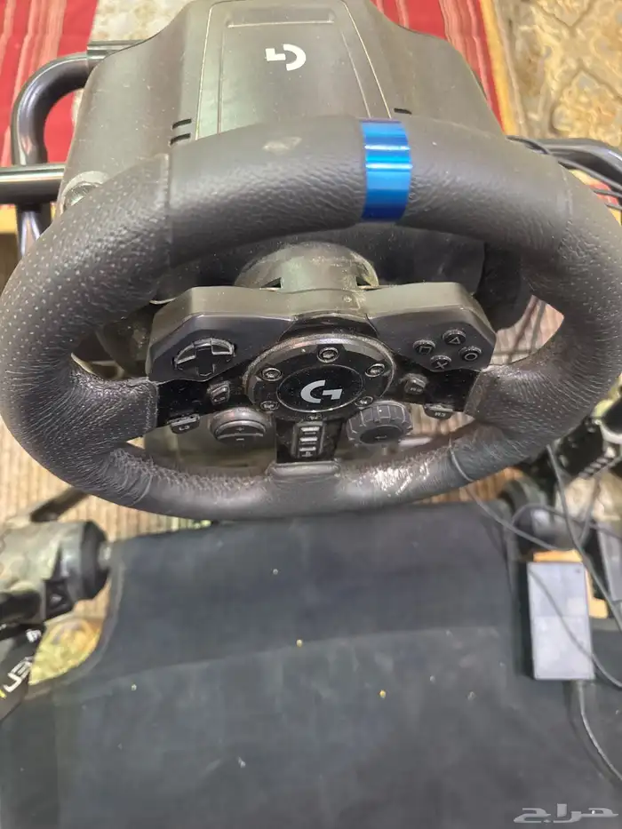 دركسون لوجيتيك g923 للألعاب مع قير وكرسي 1