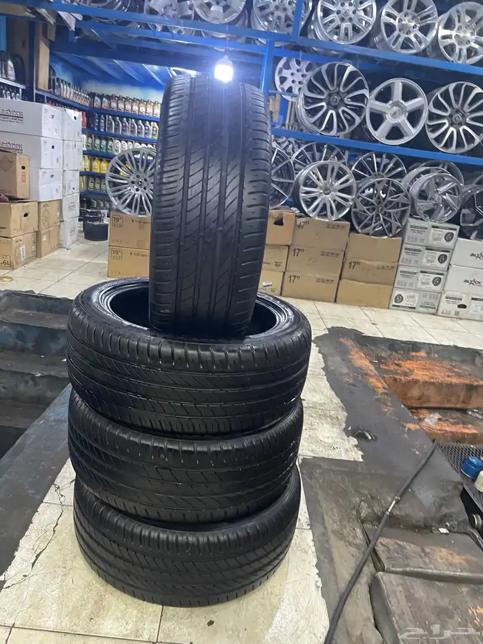 طقم كفرات سونتا 235 45 18 اخو الجديد 1