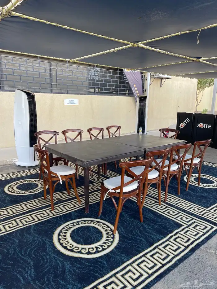كنب وكراسي وطاولات وجميع مستلزمات المناسبات والحفلات للايجا 6