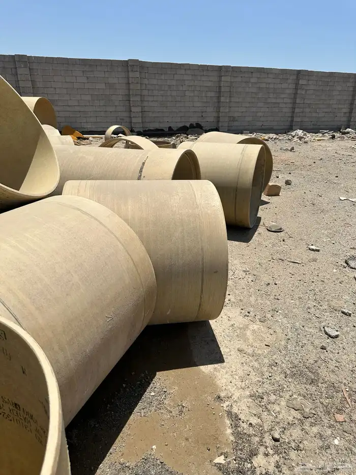 فيبر جلاس مواسير ووصلات وجلب وأكواع وتيهات 7