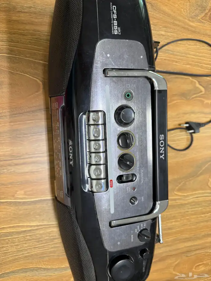مسجل كاسيت سوني قديم   (CFS-B55L MK2) يعمل 2