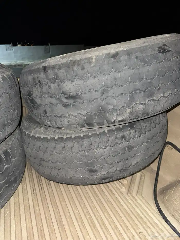 كفرات دنلوب مستخدمه 275 70 مقاس 16 2
