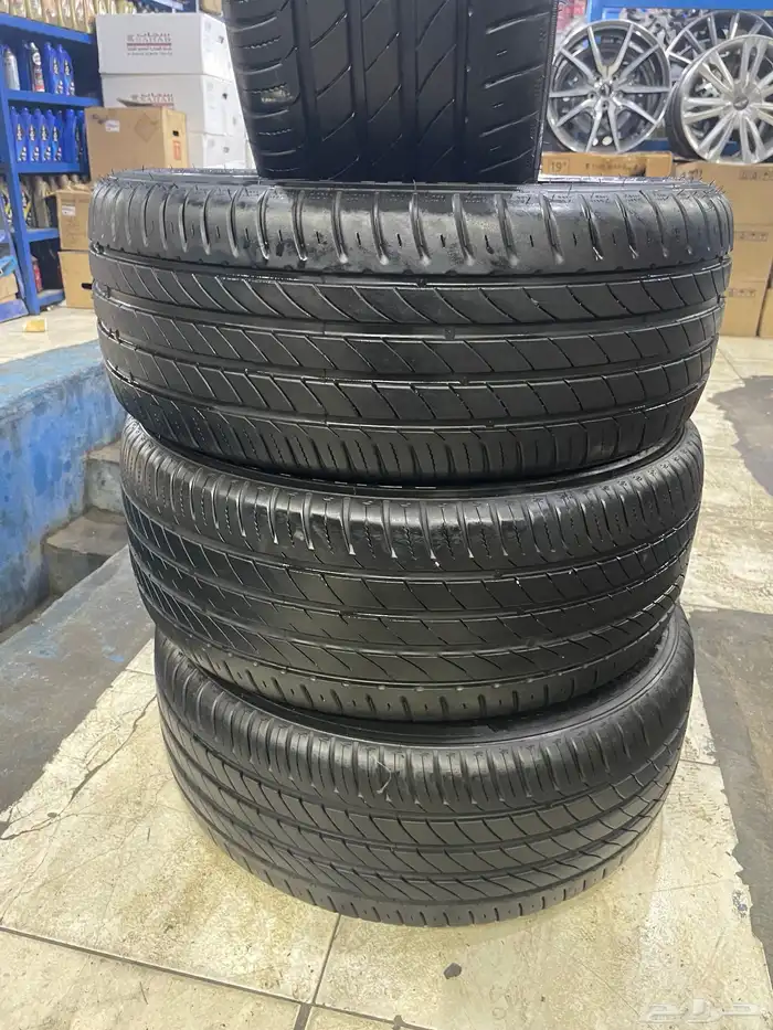 طقم كفرات سونتا 235 45 18 اخو الجديد 5