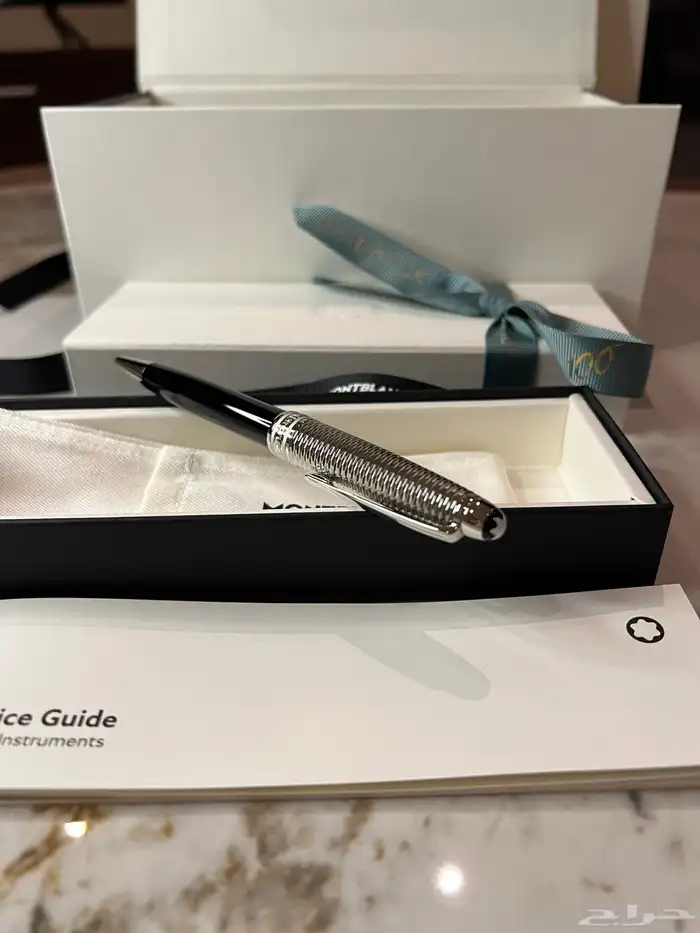 قلم مونت بلانك حبر جاف مايسترشتوك اصلي كامل المرفقات(جديد) 0