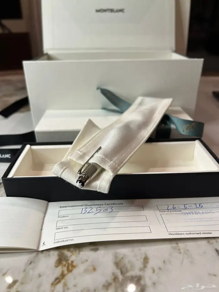 قلم مونت بلانك حبر جاف مايسترشتوك اصلي كامل المرفقات(جديد) 2